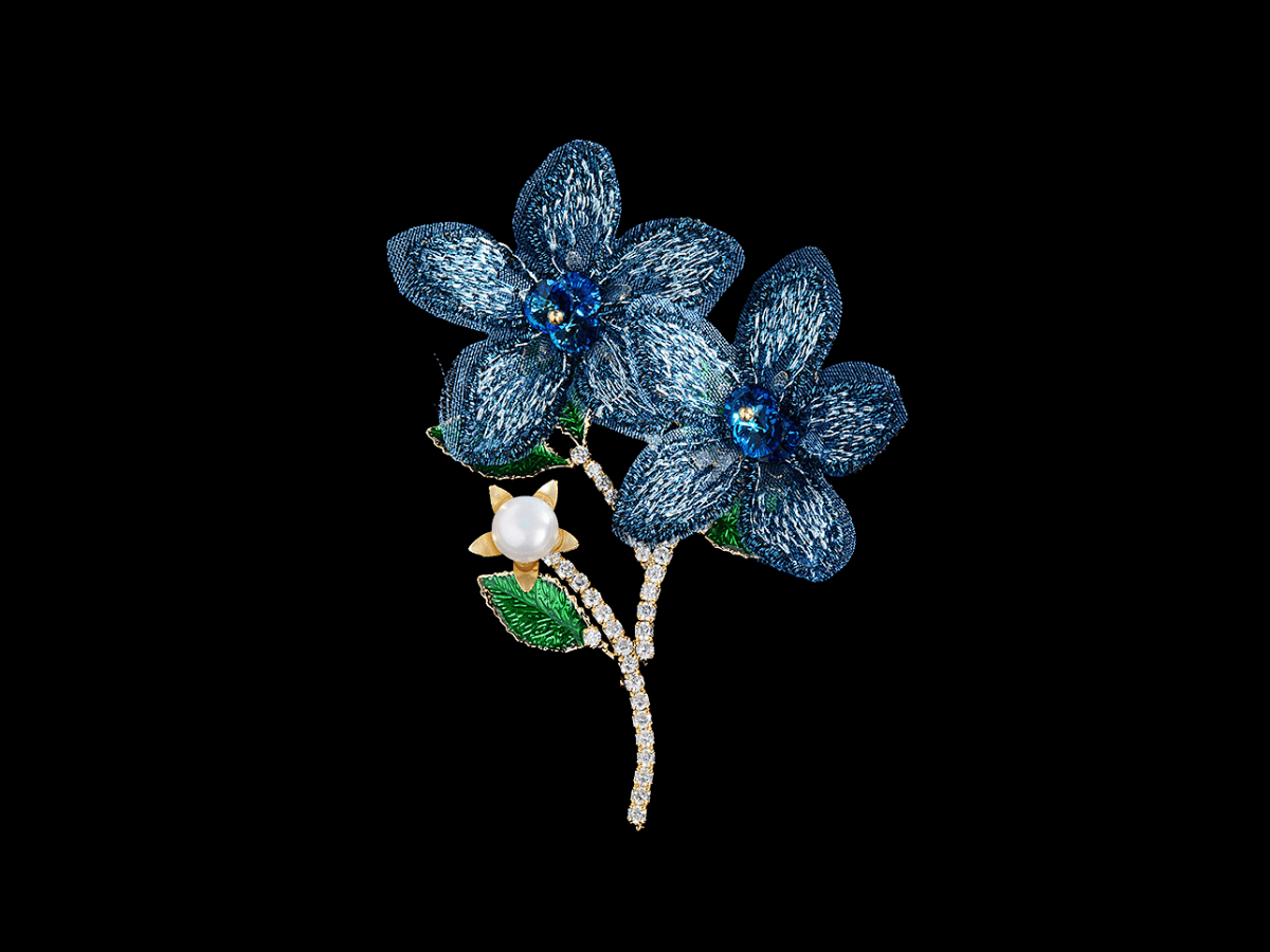 Flower Brooches