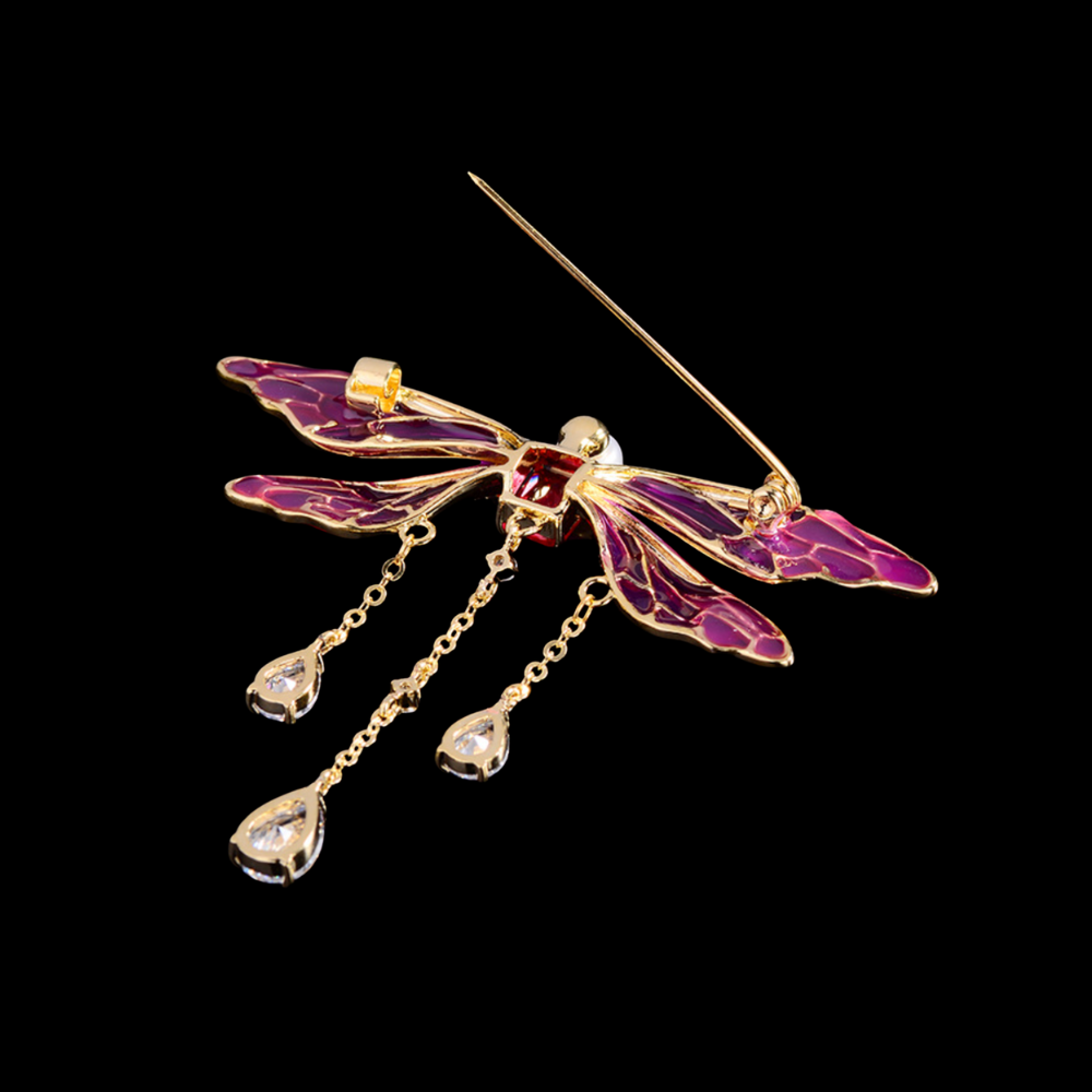 AVELIA Art Deco Dragonfly Brooch