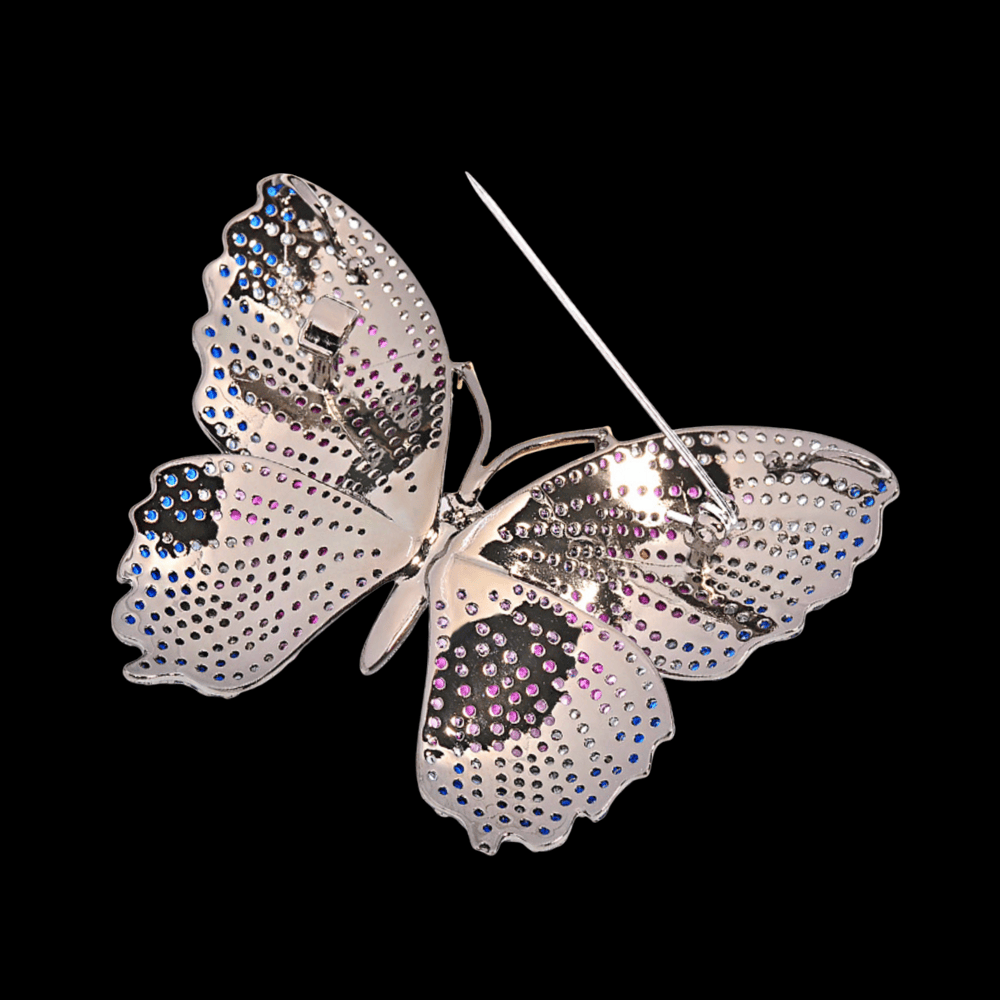 AVELIA Art Nouveau Purple Butterfly Brooch