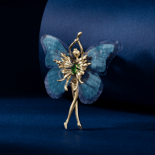 AVELIA Cloth Butterfly Brooch