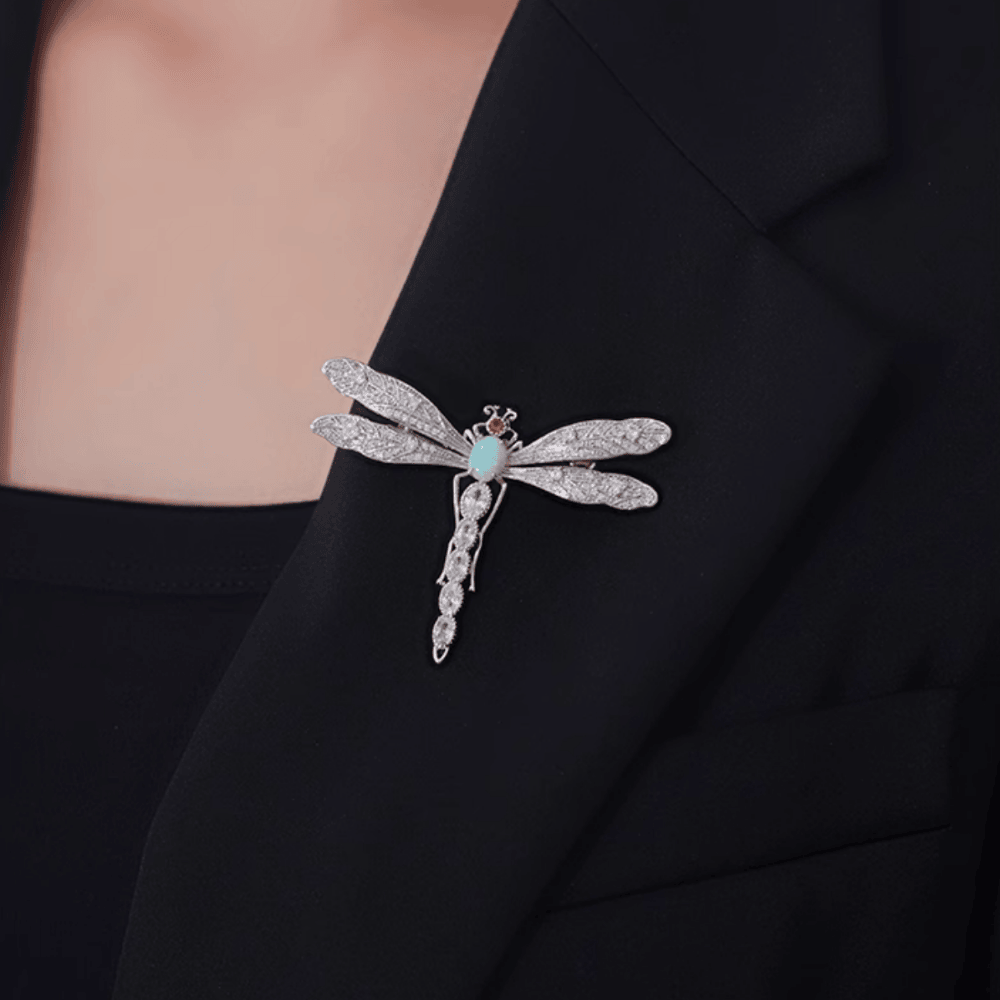 AVELIA Crystal Dragonfly Brooch