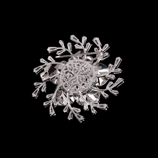 AVELIA Crystal Snowflake Brooch