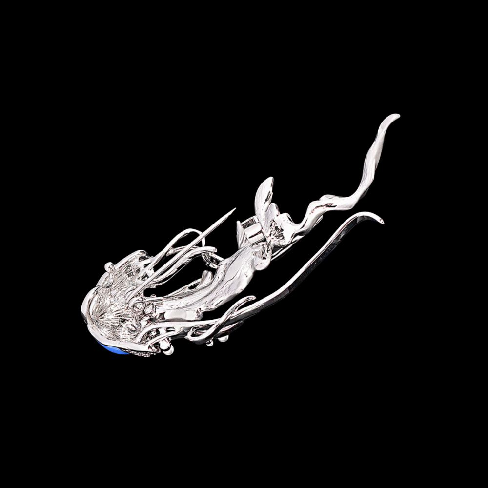 AVELIA Enamel Jellyfish Brooch