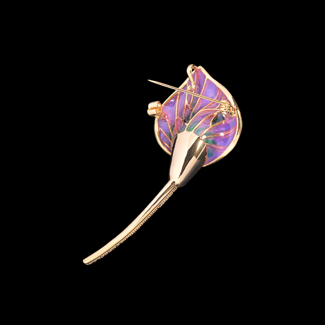 AVELIA Gold Aurora Calla Lily Brooch