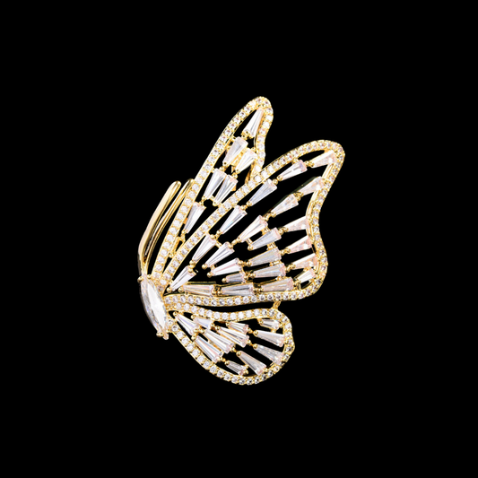 AVELIA Gold Butterfly Brooch
