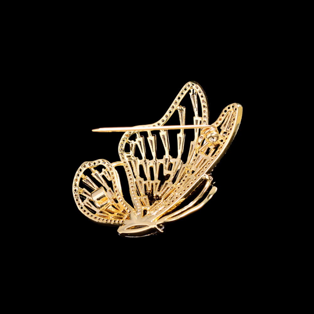 AVELIA Gold Butterfly Brooch