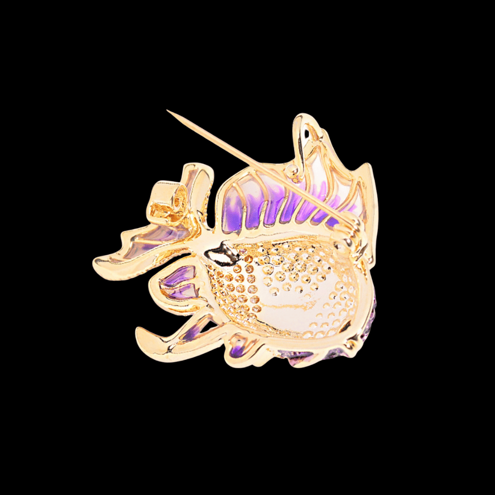 AVELIA Gold Hattie Carnegie Fish Brooch
