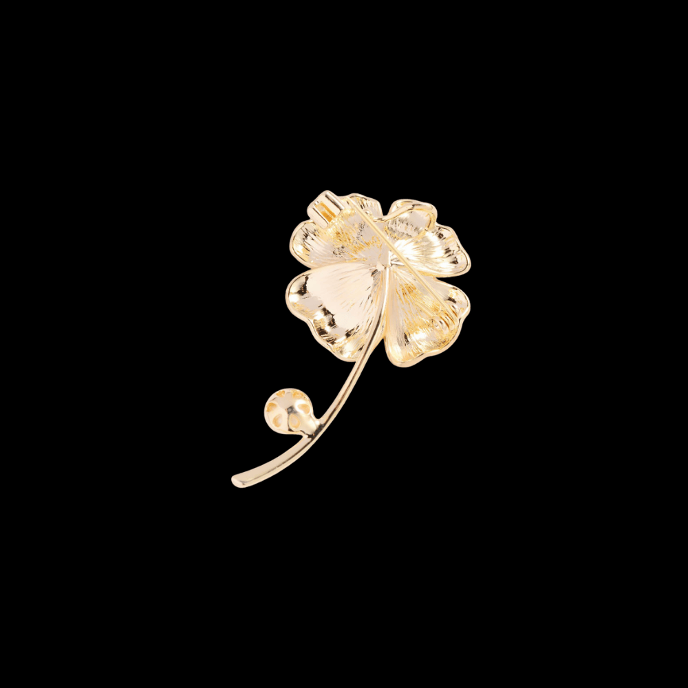 AVELIA Gold Pearl Poppy Brooch