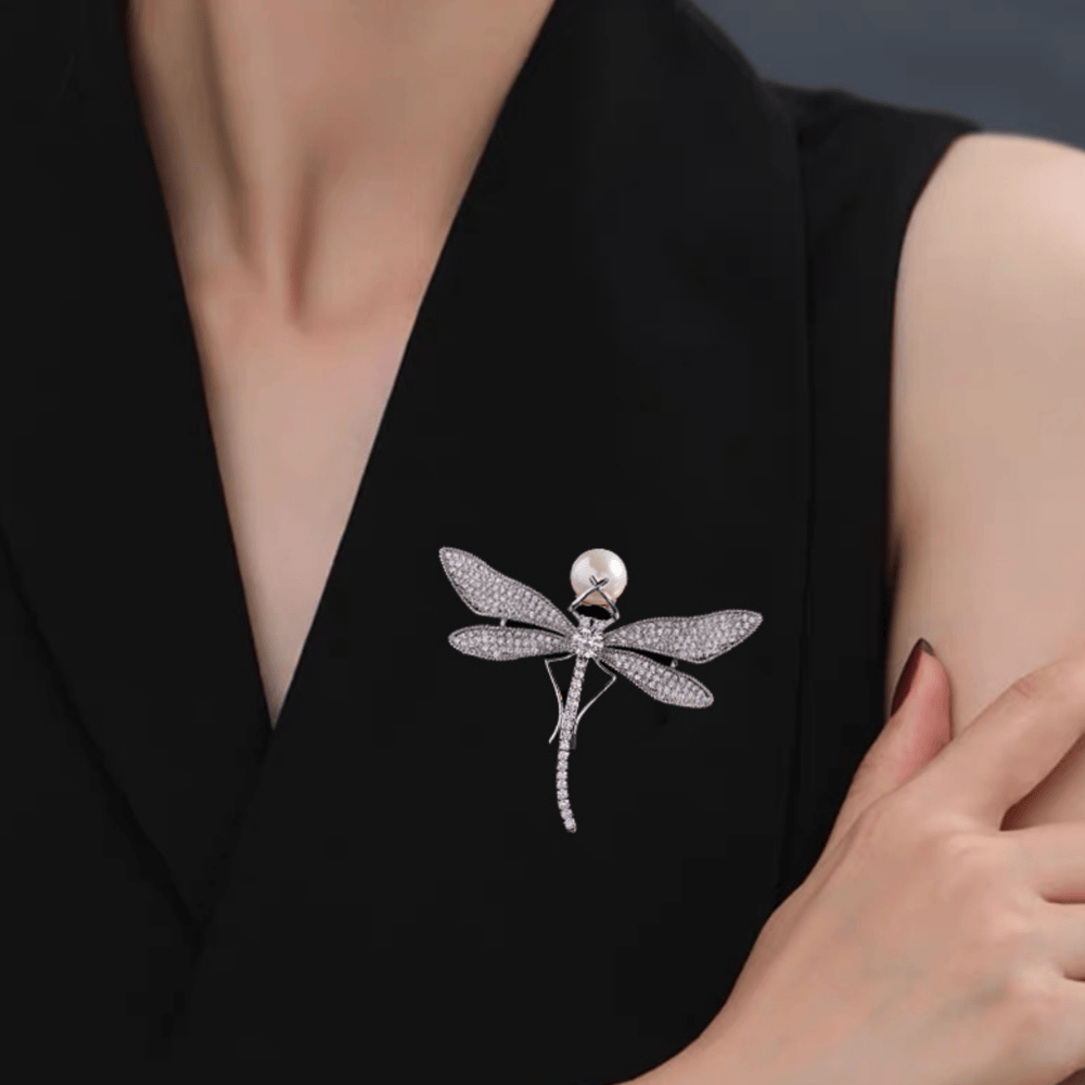 AVELIA Marcasite Dragonfly Brooch