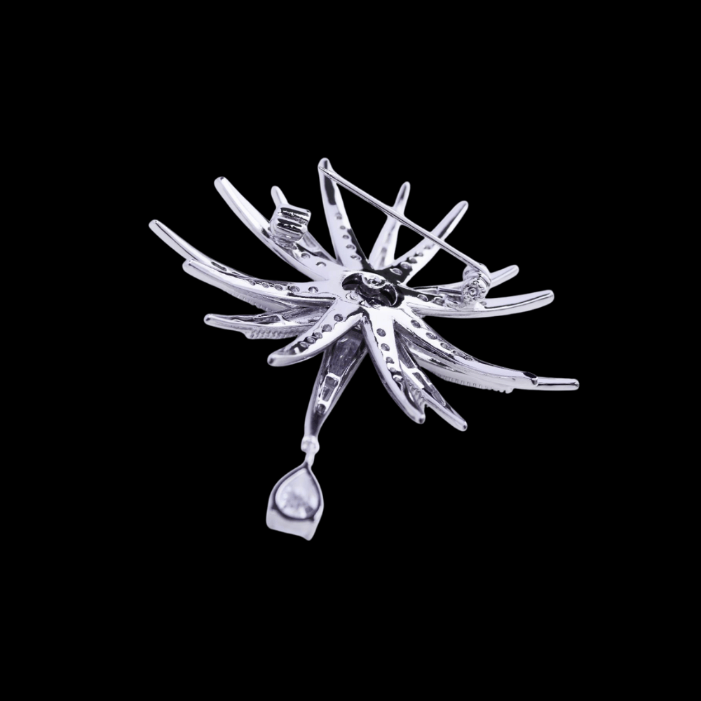 AVELIA Men's Crystal Brooch