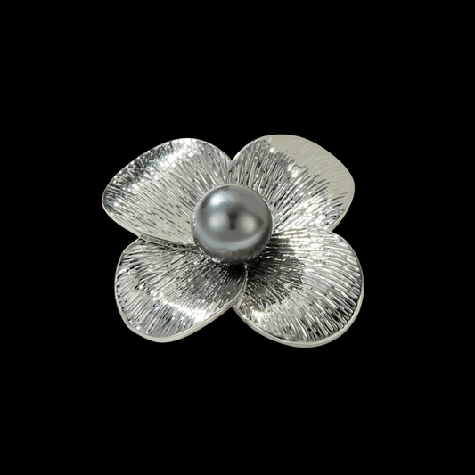 AVELIA Metal Flower Brooch