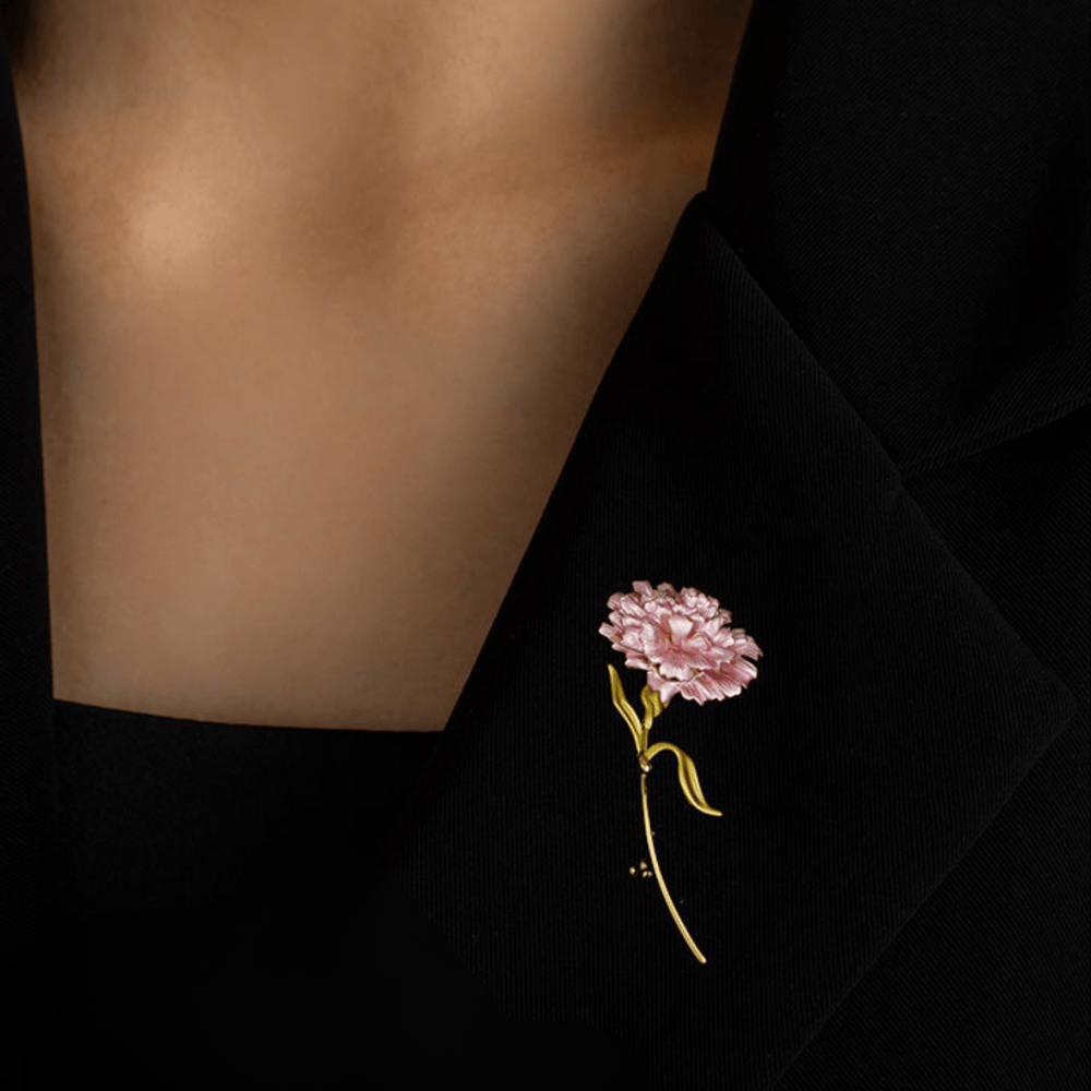 AVELIA Pink Carnation Brooch