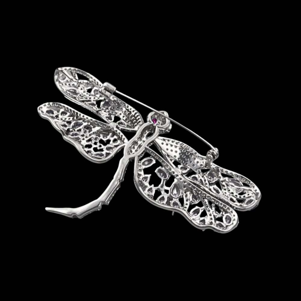 AVELIA Purple Dragonfly Brooch