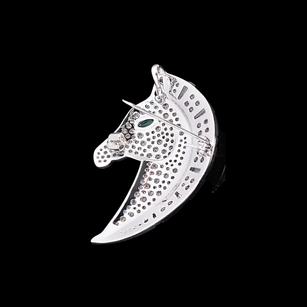 AVELIA Silver Horse Head Brooch