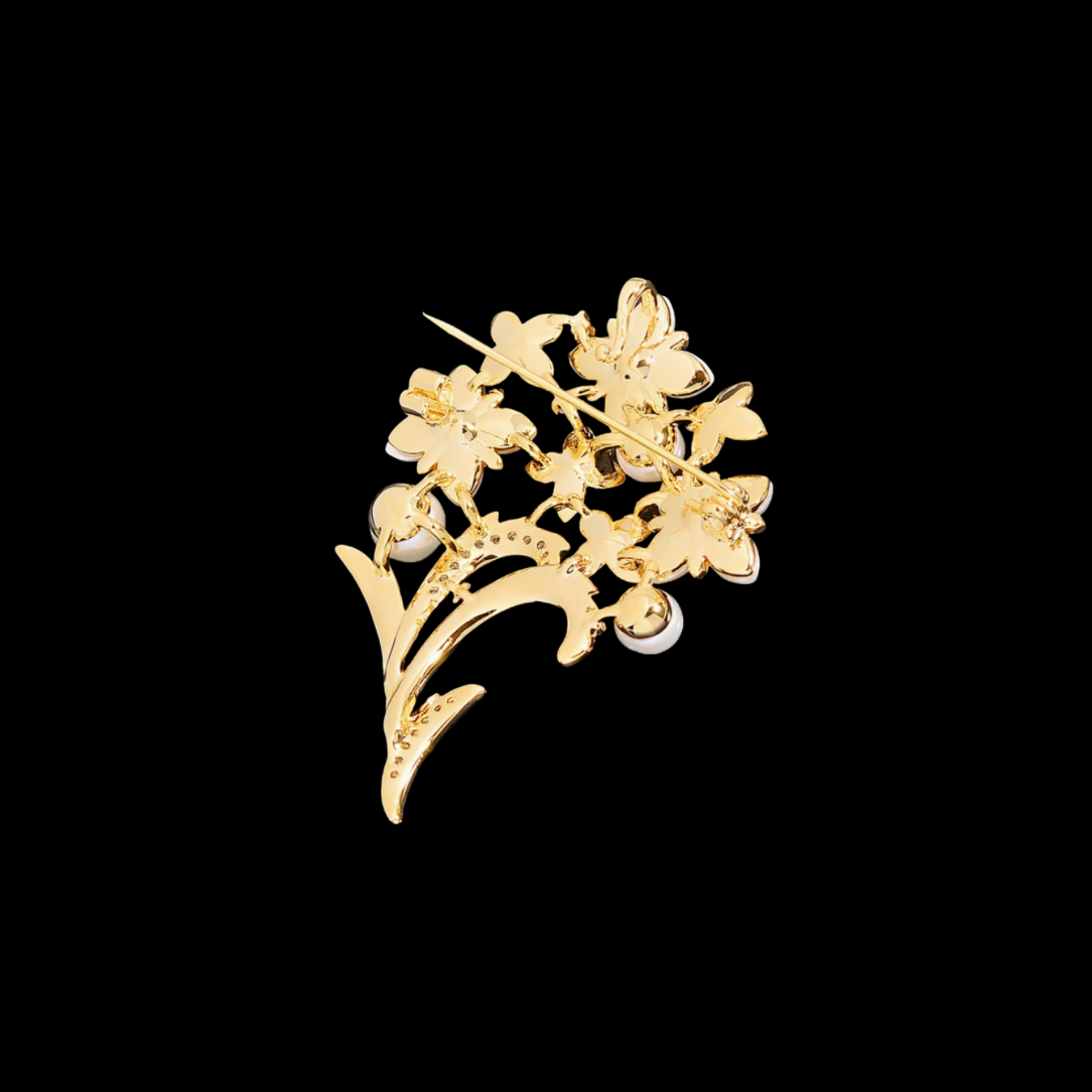 AVELIA Vintage en Fleurs Brooch