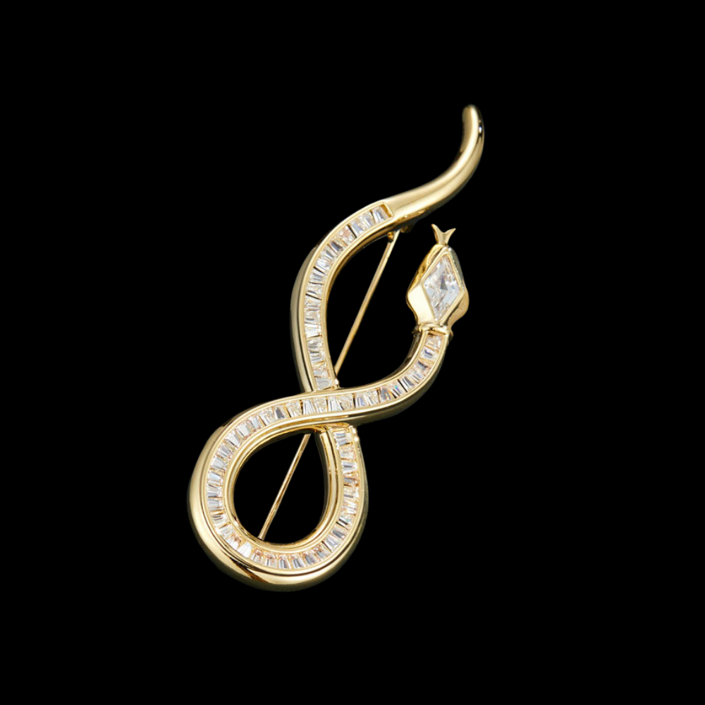 AVELIA Snake Brooch