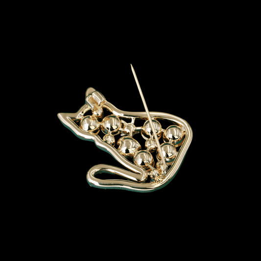 AVELIA Vintage Cat Brooch