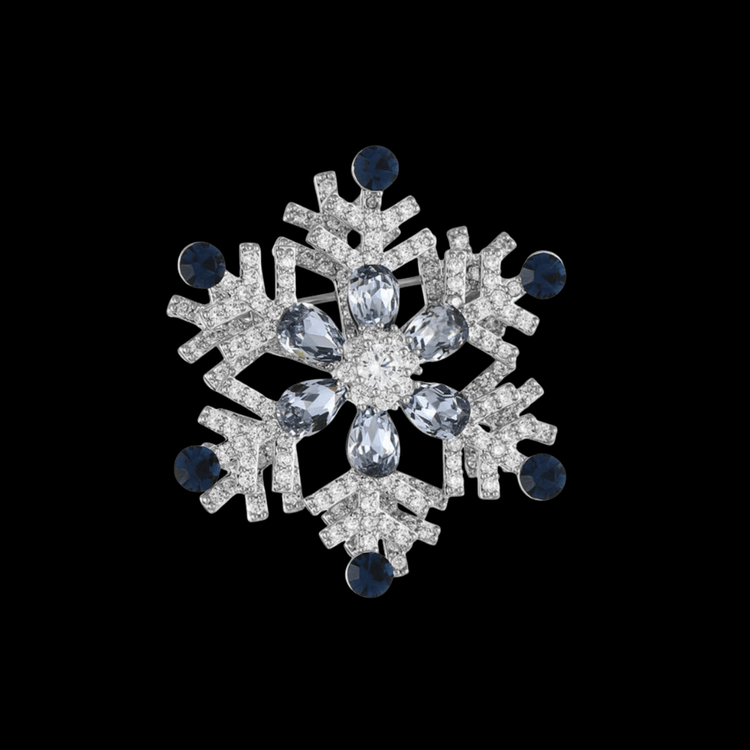 snowflake brooch