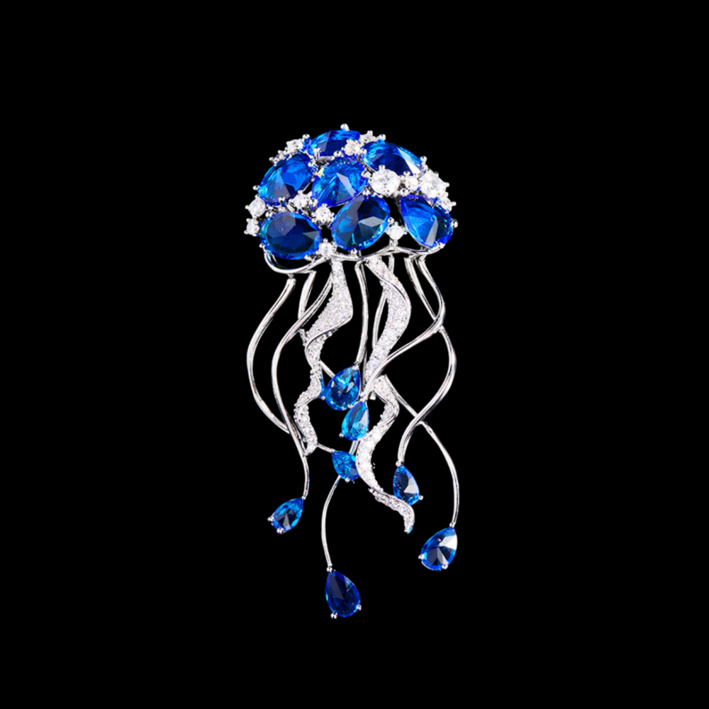Jellyfish Brooches