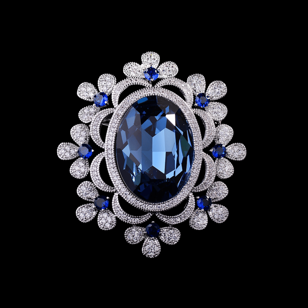 Blue Brooches