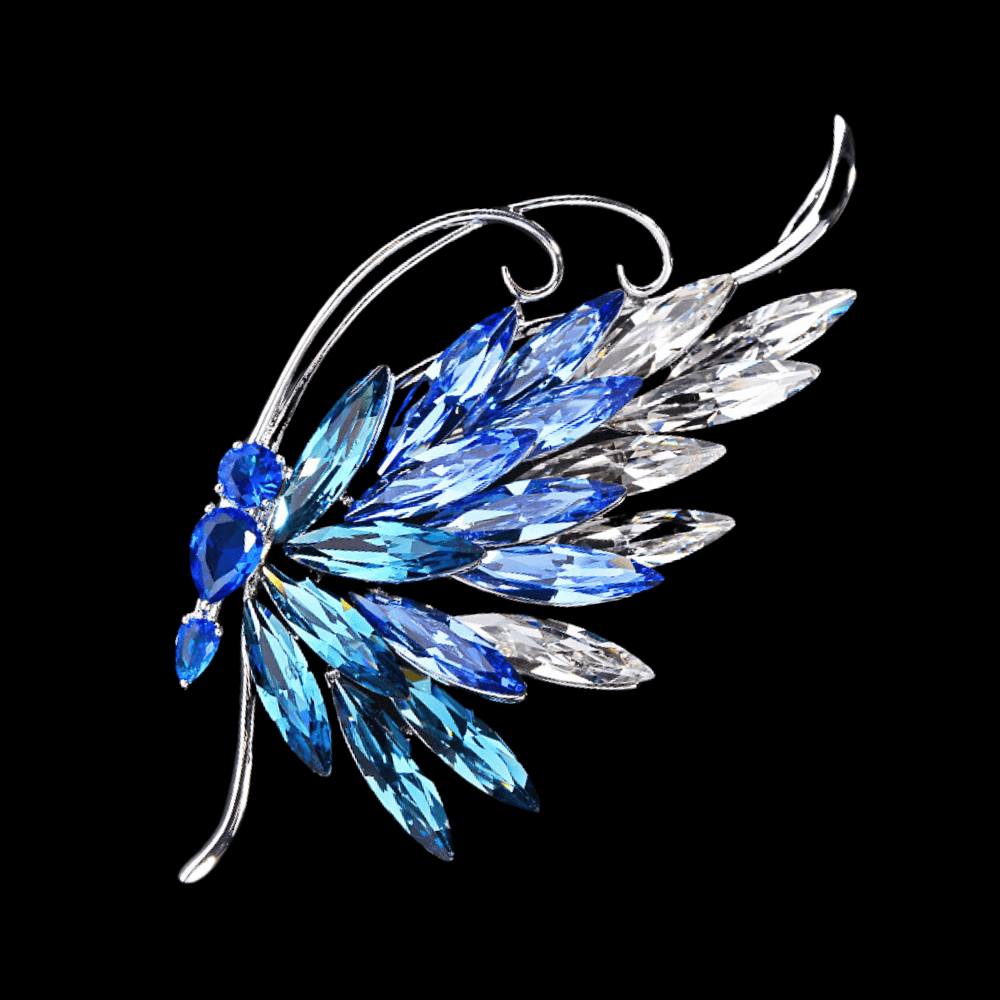 Crystal Brooches