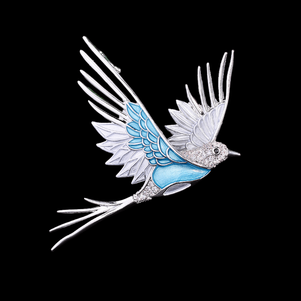 Enamel Brooches