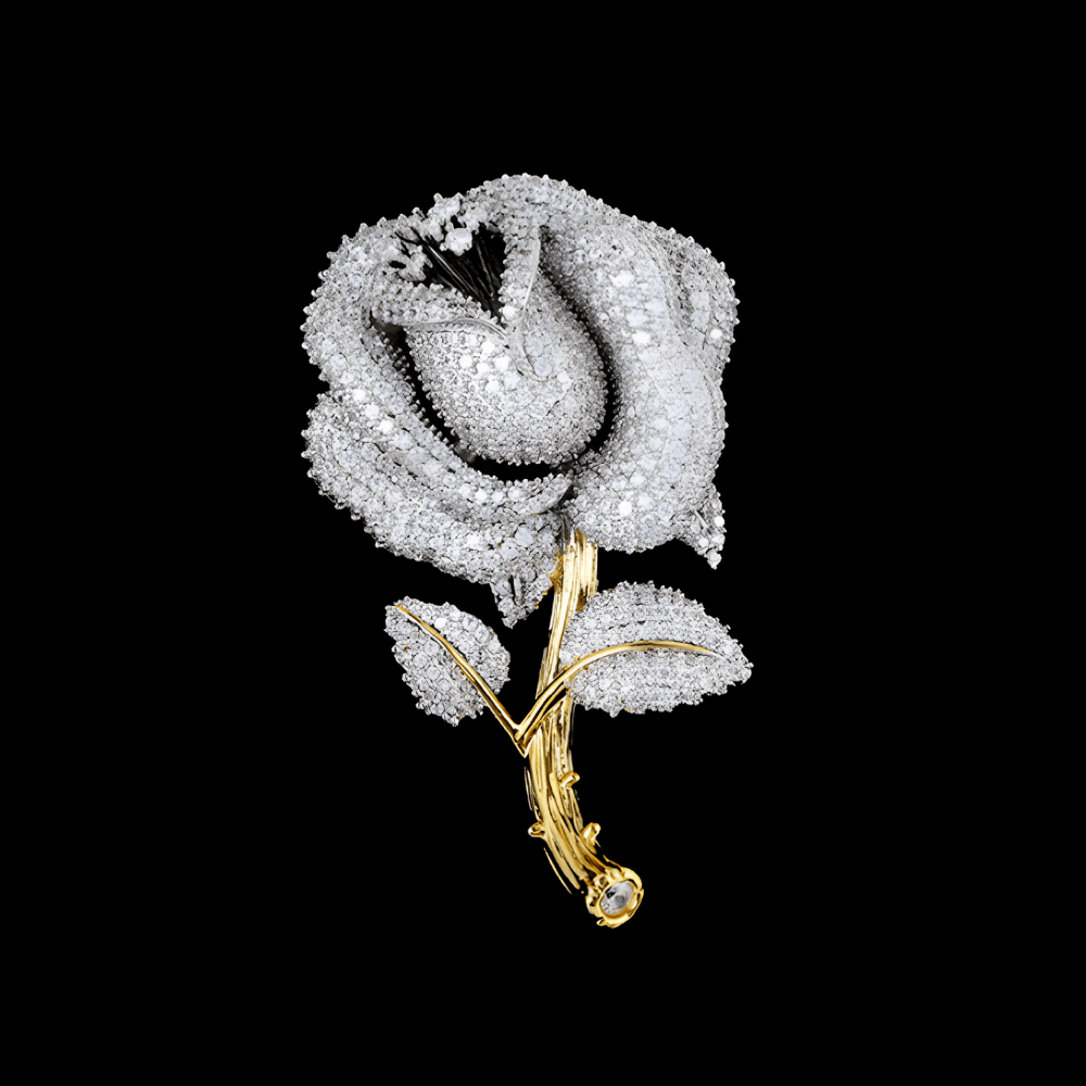 Rose Brooches
