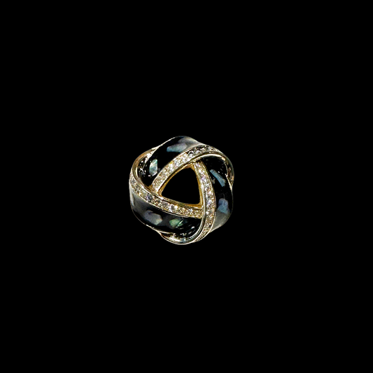 AVELIA Men's Interwoven Elegance Brooch