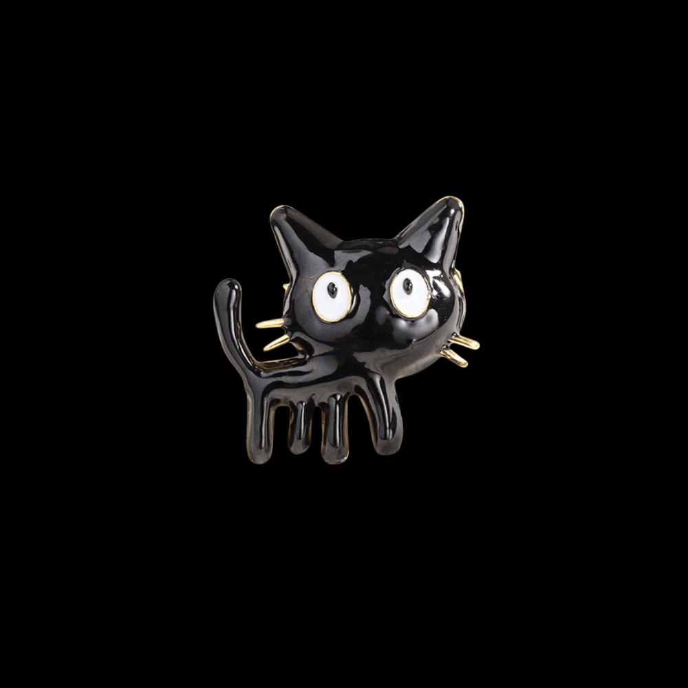 AVELIA Black Cat Brooch​