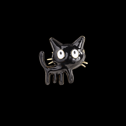 AVELIA Black Cat Brooch​