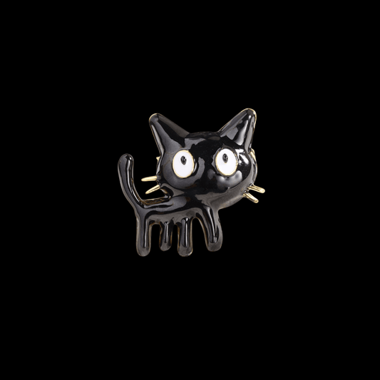 AVELIA Black Cat Brooch​