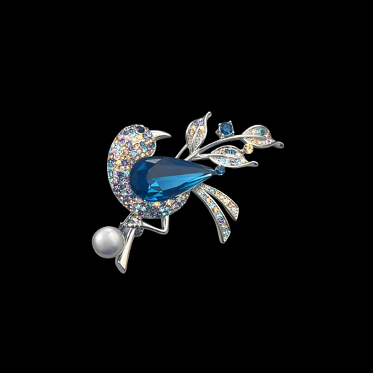 AVELIA Blue Bird Brooch​