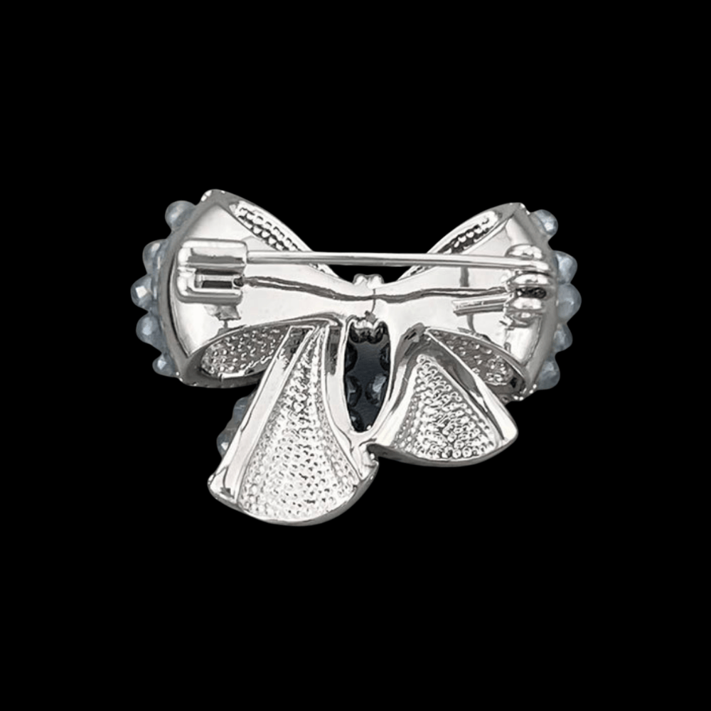 AVELIA Blue Crystal Bow Brooch​