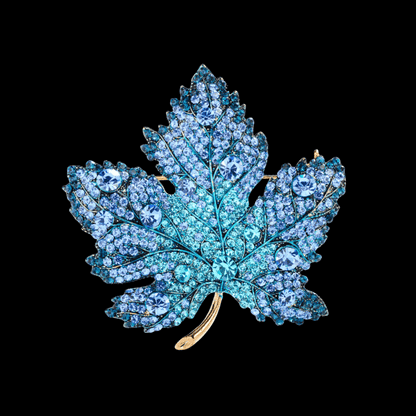 AVELIA Blue Maple Leaf Brooch​