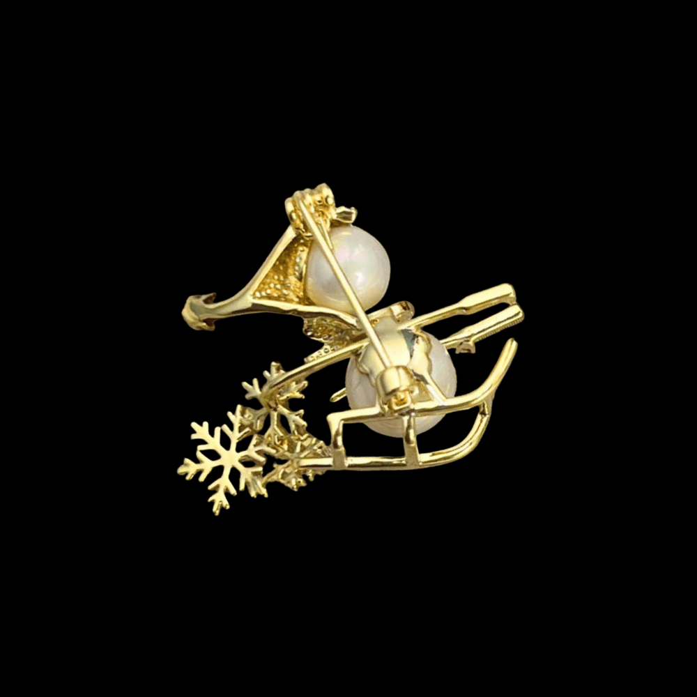 AVELIA Christmas Snowman Brooch​