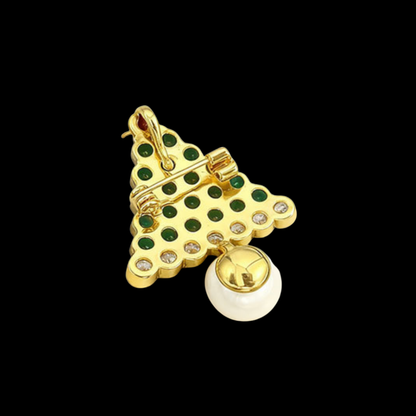 AVELIA Crystal Christmas Tree Brooch​