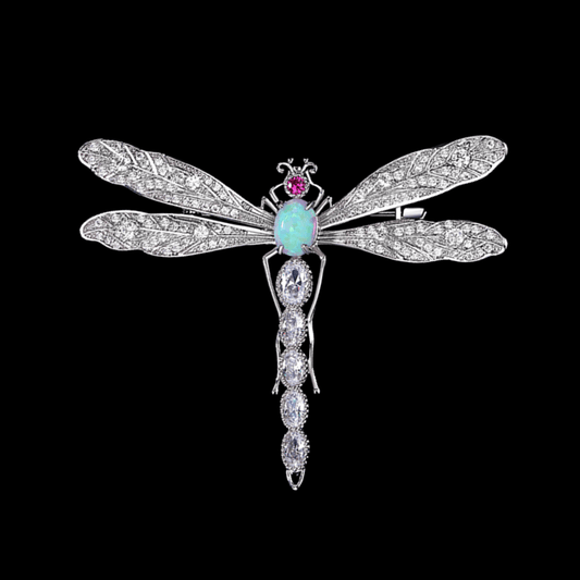 AVELIA Crystal Dragonfly Brooch​