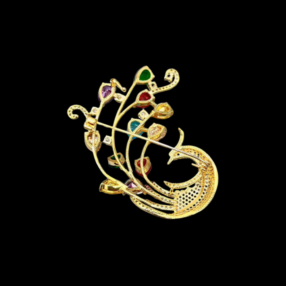 AVELIA Crystal Phoenix Brooch