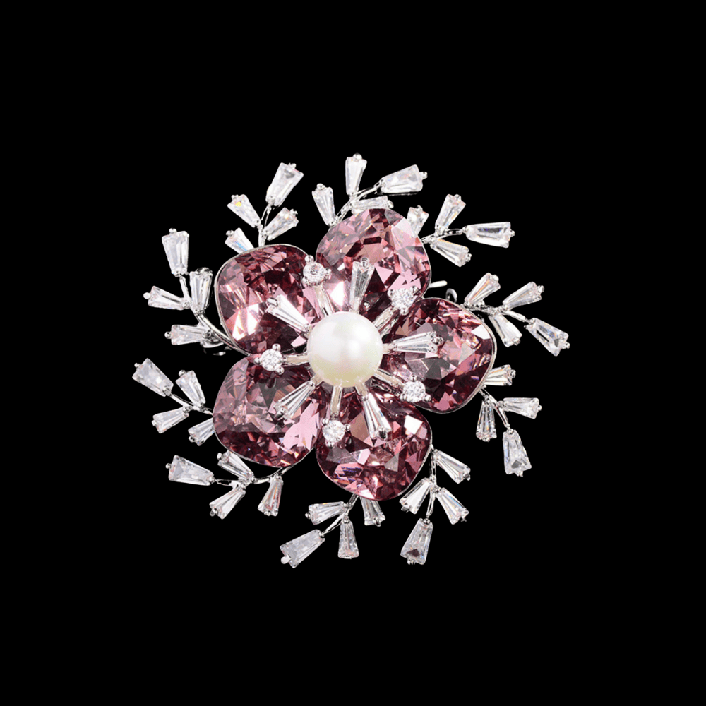 AVELIA Crystal Snowflake Brooch​