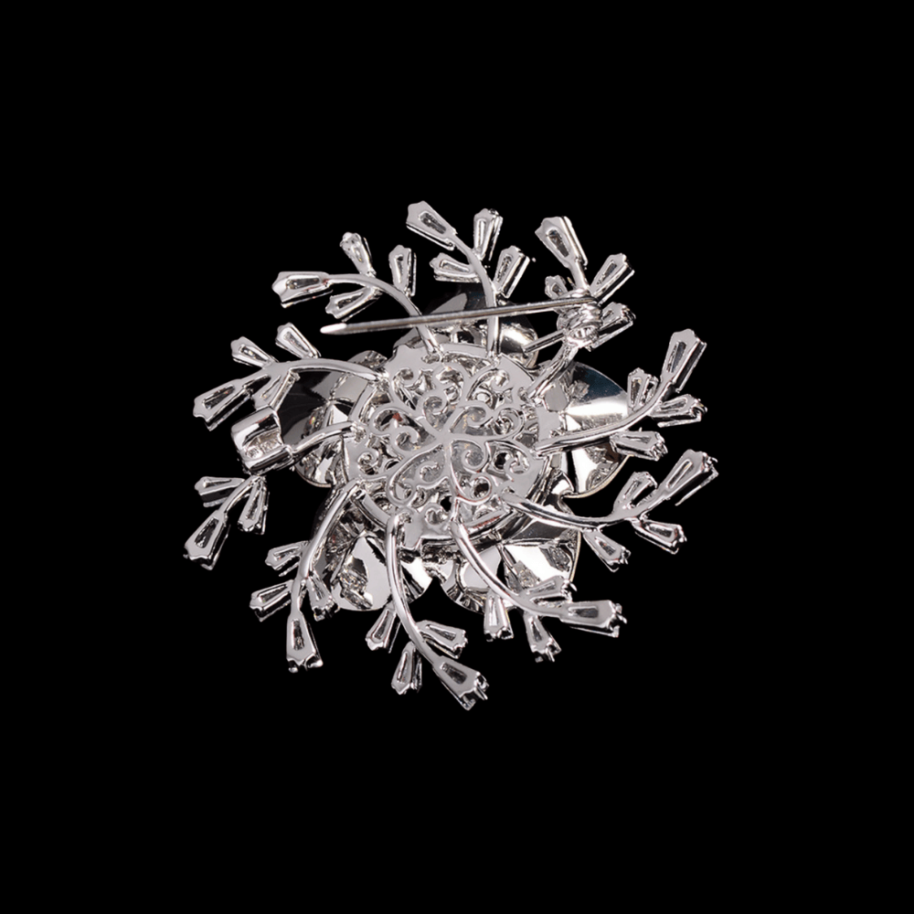 AVELIA Crystal Snowflake Brooch​