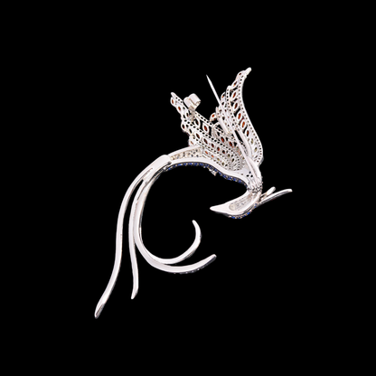 AVELIA Flamewing Phoenix Brooch