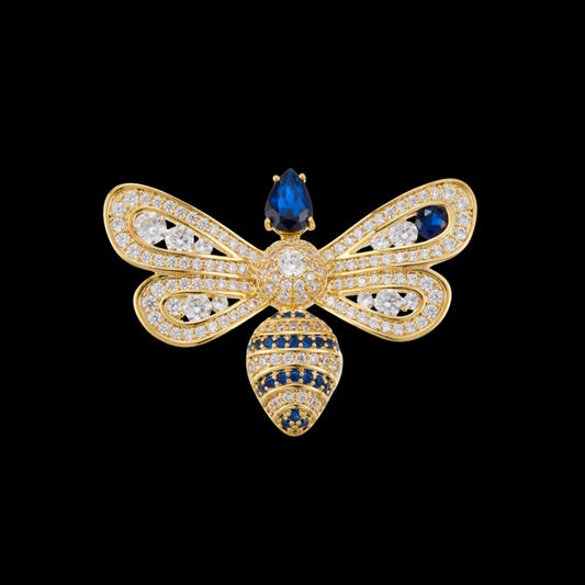 AVELIA Gold Bee Brooch
