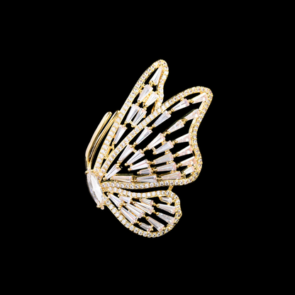 AVELIA Gold Butterfly Brooch