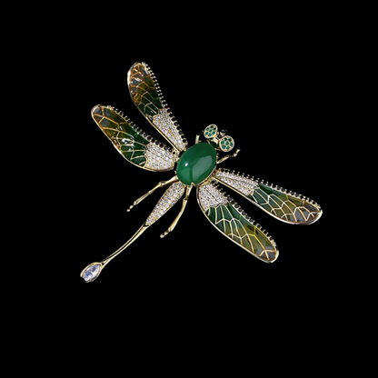 AVELIA Gold Dragonfly Brooch​