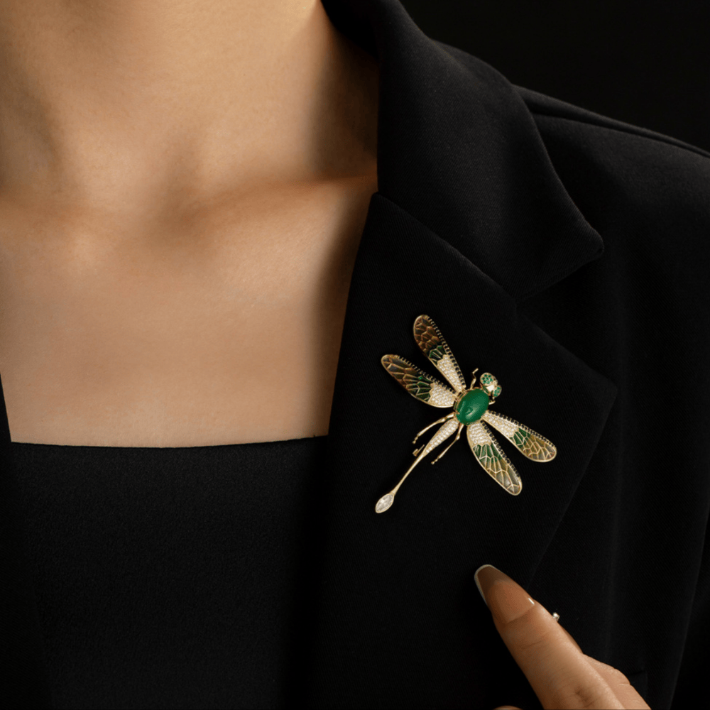 AVELIA Gold Dragonfly Brooch​