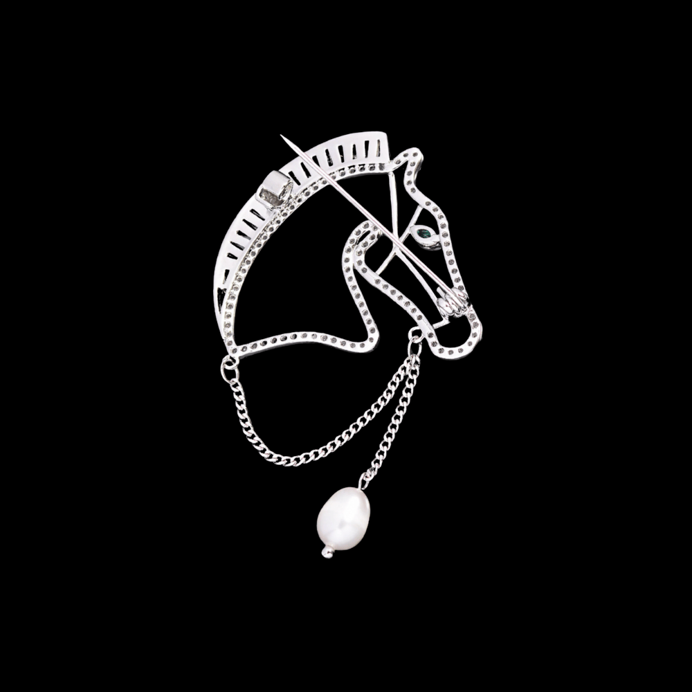 AVELIA Horse Head Brooch