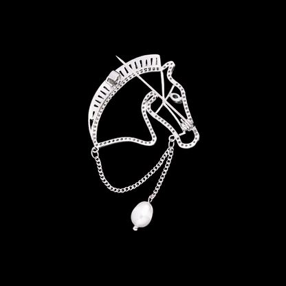 AVELIA Horse Head Brooch