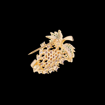 AVELIA Lavender Grape Cluster Brooch