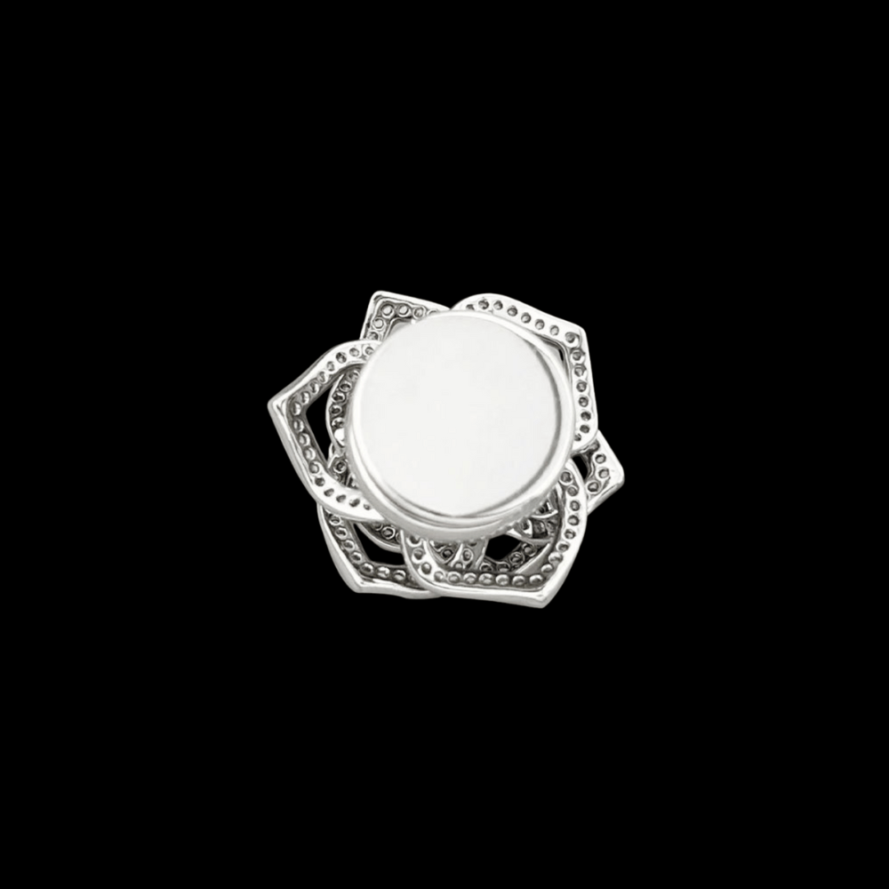 AVELIA Magnetic Purple Rose Brooch