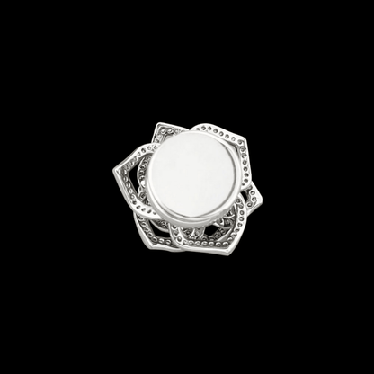 AVELIA Magnetic Purple Rose Brooch